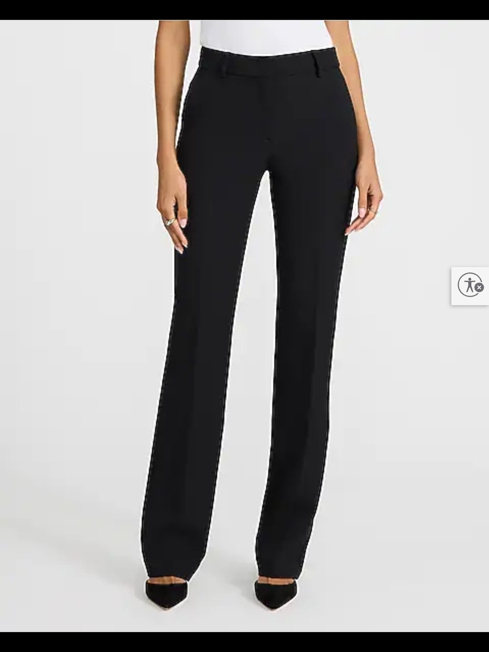 Express Women's Editor Mid-rise Bootcut Pants 12R